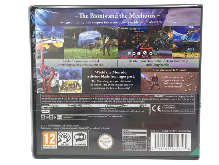 GRA XENOBLADE CHRONICLES 3D PAL NEW NINTENDO 3DS FOLIA!