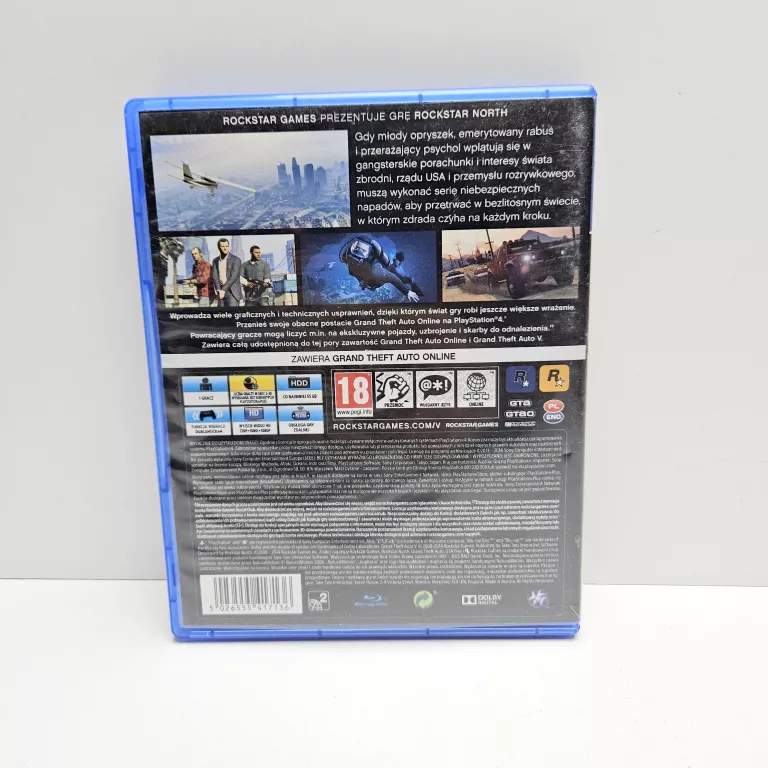 GRA PS4 - GRAND THEFT AUTO V / GTA V