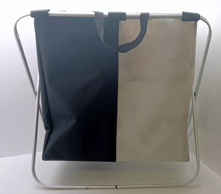 KOSZ NA PRANIE JASNE-CIEMNE PODZIAŁ KOLORY 70X 58X33CM SKŁADANY