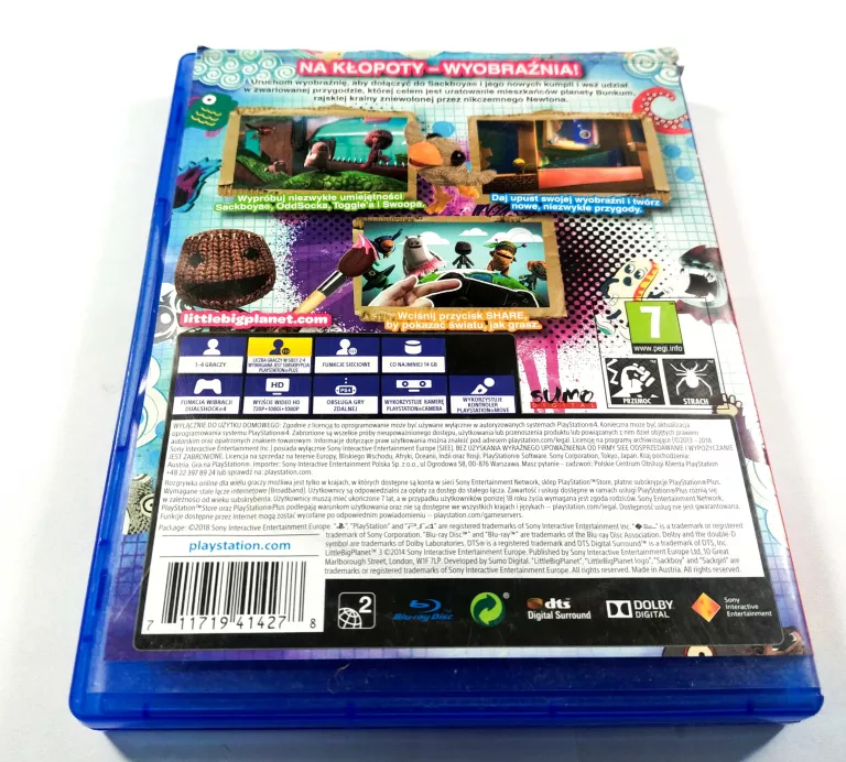 LITTLE BIG PLANET 3 SONY PLAYSTATION 4 (PS4)