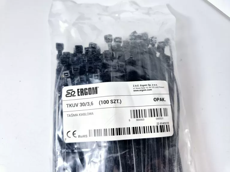 ERGOM TAŚMA KABLOWA TKUV 30/3,6 100 SZT.
