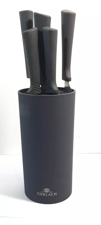 GERLACH ZESTAW NOŻY W BLOKU SMART GREY
