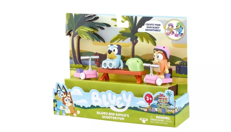 FIGURKI ZESTAW JAZDA NA HULAJNODZE BLUEY BLU13085