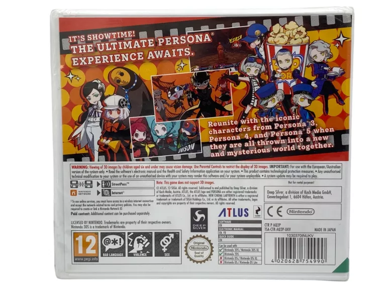GRA PERSONA Q2: NEW CINEMA LABYRINTH PAL NINTENDO 3DS FOLIA