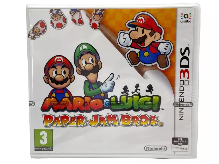 GRA MARIO & LUIGI PAPER JAM BROS PAL NINTENDO 3DS FOLIA!