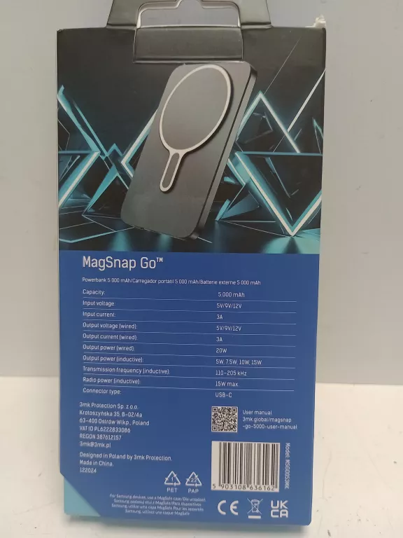 POWERBANK 3MK MAGSNAP