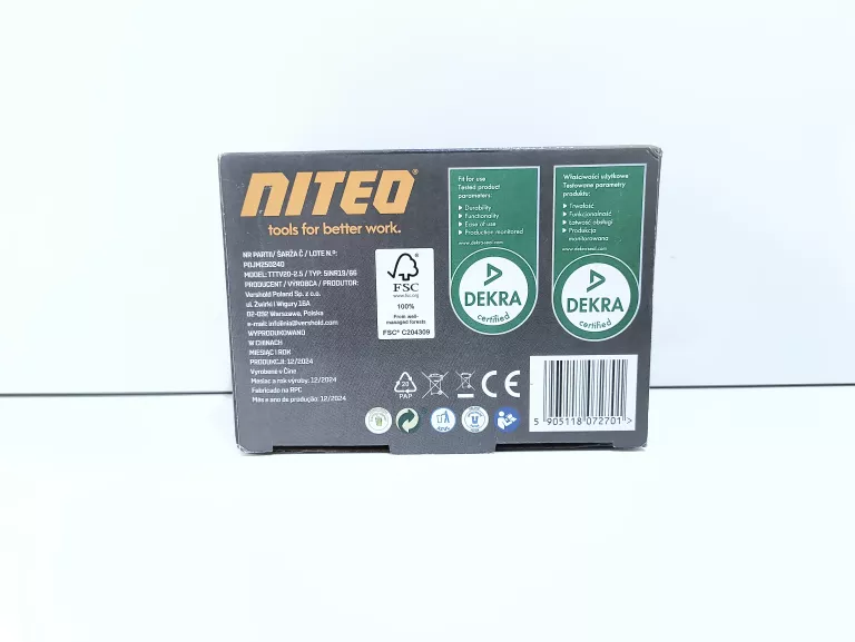 AKUMULATOR NITEO TOOLS N 20 V MAX SYSTEM 2.5 AH