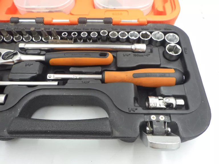 BAHCO S290 ZESTAW GRZECHOTKA + NASADKI 1/4'' 29 SZT