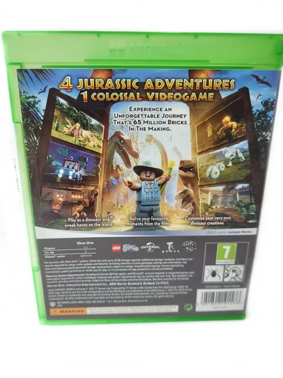 GRA XBOX ONE LEGO JURASSIC WORLD