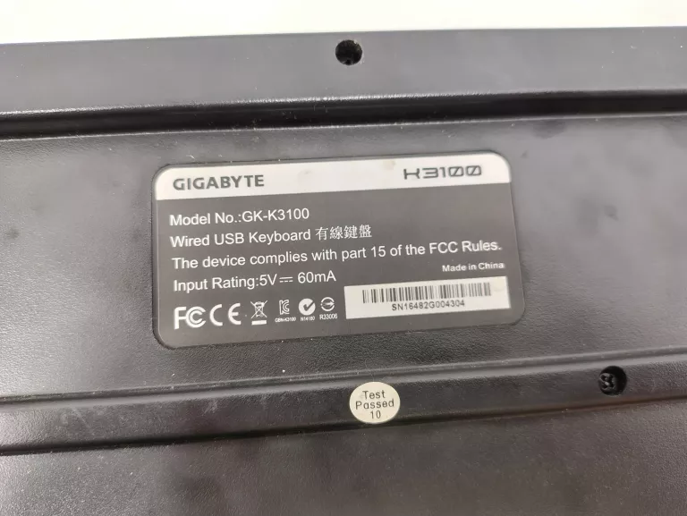ZESTAW KLAWIATURA GIGABYTE K3100 + MYSZ TRACER SCORPIUS