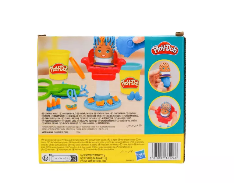 CIASTOLINA PLAY-DOH AFERA U FRYZJERA 2 TUBKI Z AKCESORIAMI HASBRO E4918 3+