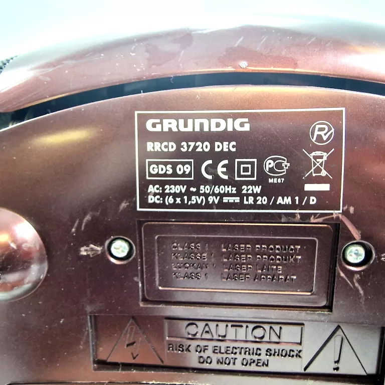 RADIO GRUNDIG RRCD 3720 DEC