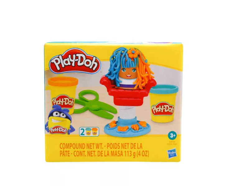 CIASTOLINA PLAY-DOH AFERA U FRYZJERA 2 TUBKI Z AKCESORIAMI HASBRO E4918 3+