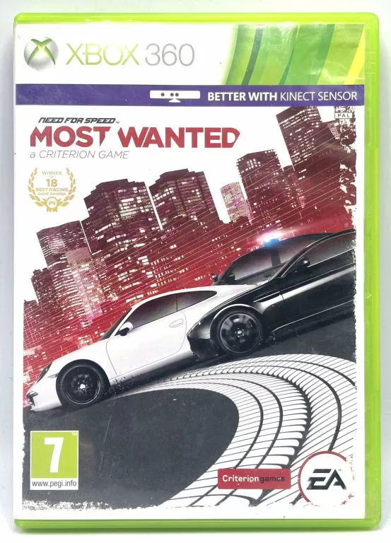 NEED FOR SPEED: MOST WANTED XBOX 360