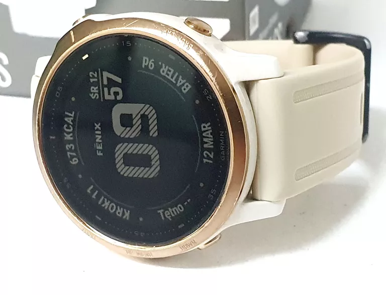ZEGAREK SPORTOWY GARMIN FENIX 6S PRO 42MM BIAŁY