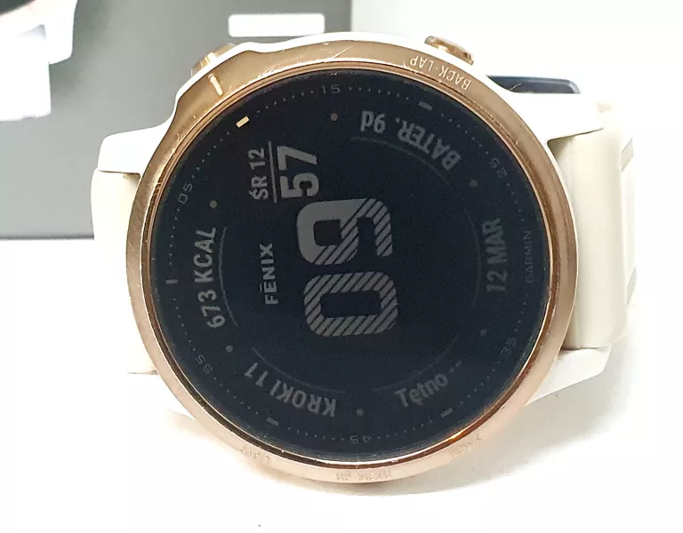ZEGAREK SPORTOWY GARMIN FENIX 6S PRO 42MM BIAŁY