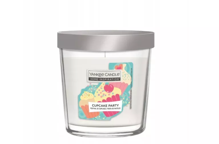 YANKEE CANDLE ŚWIECA ŚREDNIA CUPCAKE PARTY 5038581159096