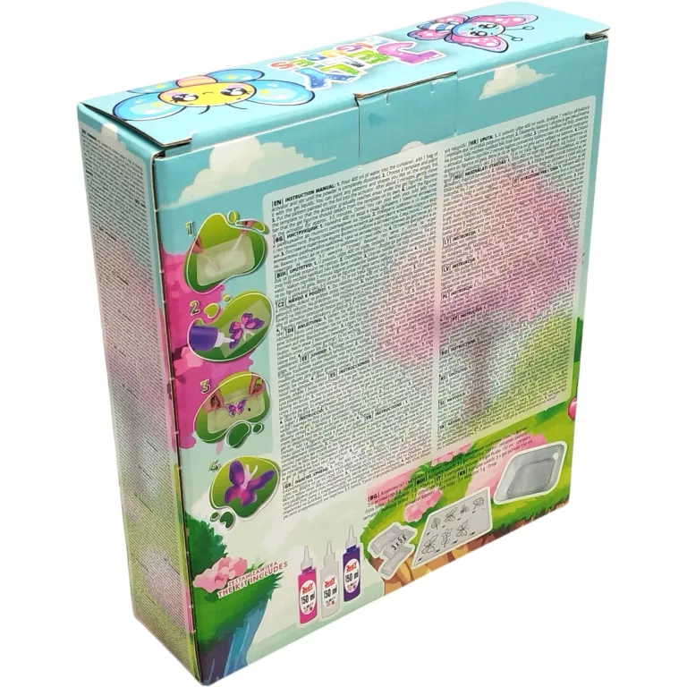 JELLY FIGURES FIGURKI ŻELOWE MOTYLE ZESTAW + 3 KOLORY + MISKA - MOTYL