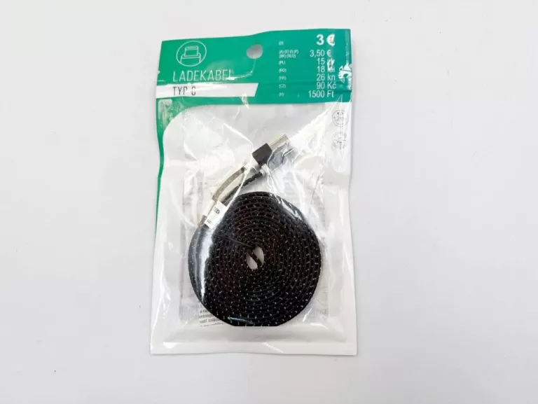 KABEL TEDI TYP C CZARNY