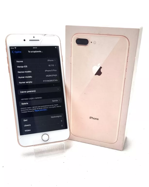 TELEFON IPHONE 8 PLUS 64GB 75% KONDYCJA BATERII