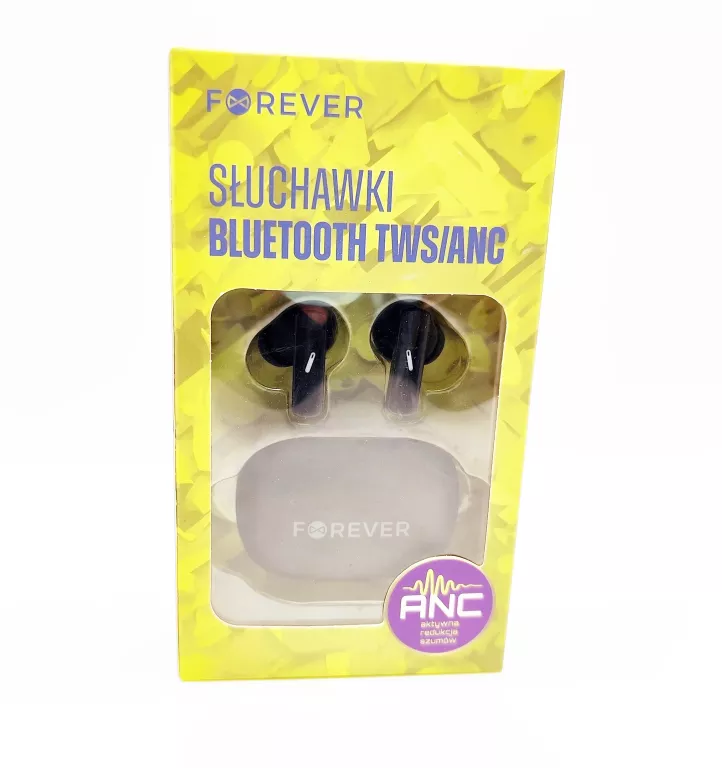 FOREVER SŁUCHAWKI BLUETOOTH TWS/ANC CZARNE