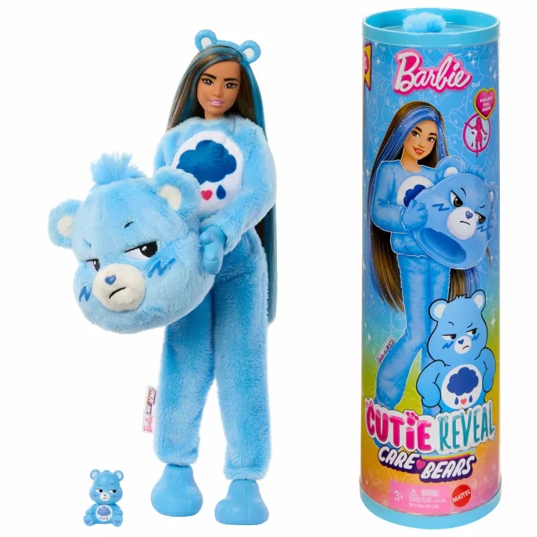 BARBIE CUTIE REVEAL TROSKLIWE MISIE NIEBIESKI