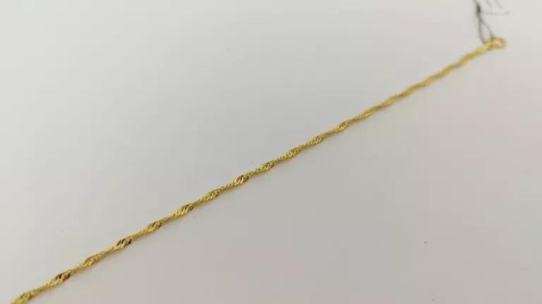 DELIKATNA ZŁOTA BRANSOLETKA SINGAPUR 585 1,10G