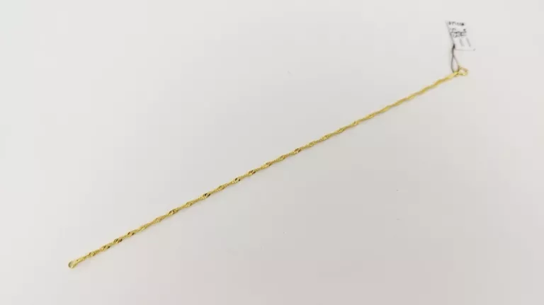 DELIKATNA ZŁOTA BRANSOLETKA SINGAPUR 585 1,10G