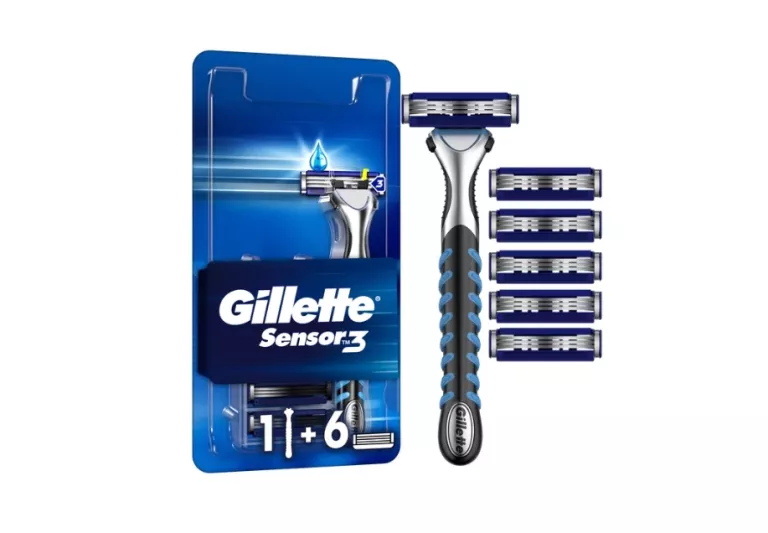 MASZYNKA DO GOLENIA GILLETTE SENSOR 3 RĄCZKA + 6 WKŁADÓW
