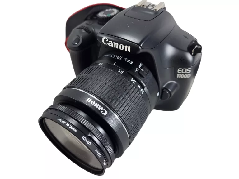 APARAT CANON EOS 1100D OBIEKTYW EFS 18-55MM MACRO 0.25M/0.8FT TORBA