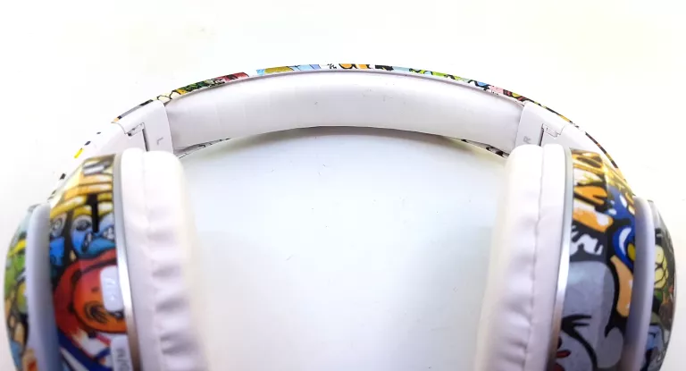 ŚWIECĄCE SŁUCHAWKI BLUETOOTH GRAFFITI BEZPRZEWODOWE NAUSZNE