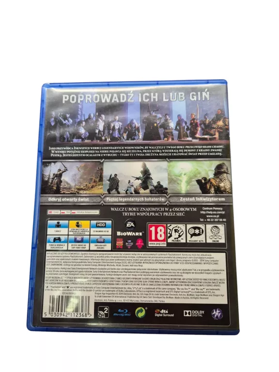 GRA PS 4 DRAGON AGE INKWIZYCJA