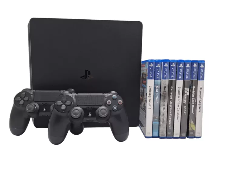 KONSOLA SONY PLAYSTATION 4 SLIM CUH-2116B 1TB + 2 PADY + GRY !