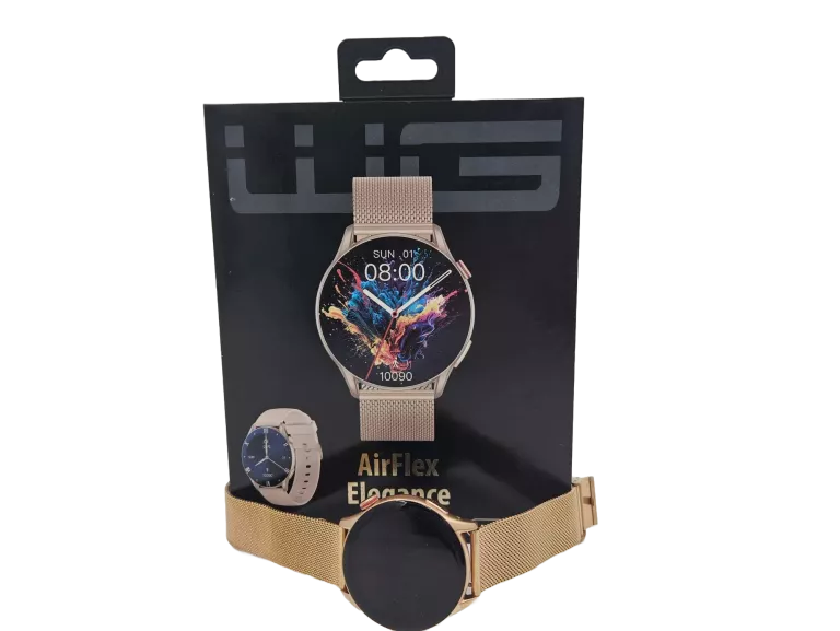 SMARTWATCH WG AIRFLEX ELEGANCE ZŁOTY *OPIS*