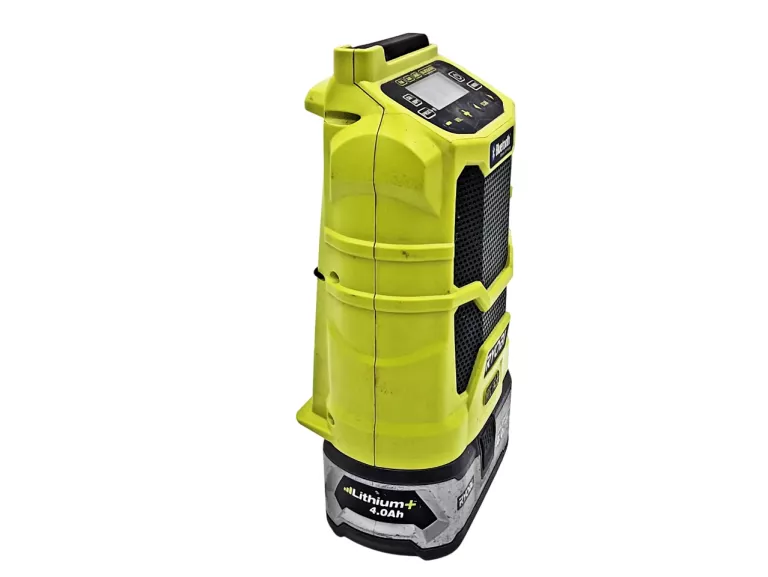 RADIO BUDOWLANE RYOBI R18R-0 + AKU 4AH + ŁADOWARKA