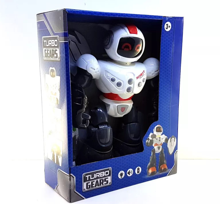 ROBOT TURBO GEARS NA BATERIE ZABAWKA INTERAKTYWNA