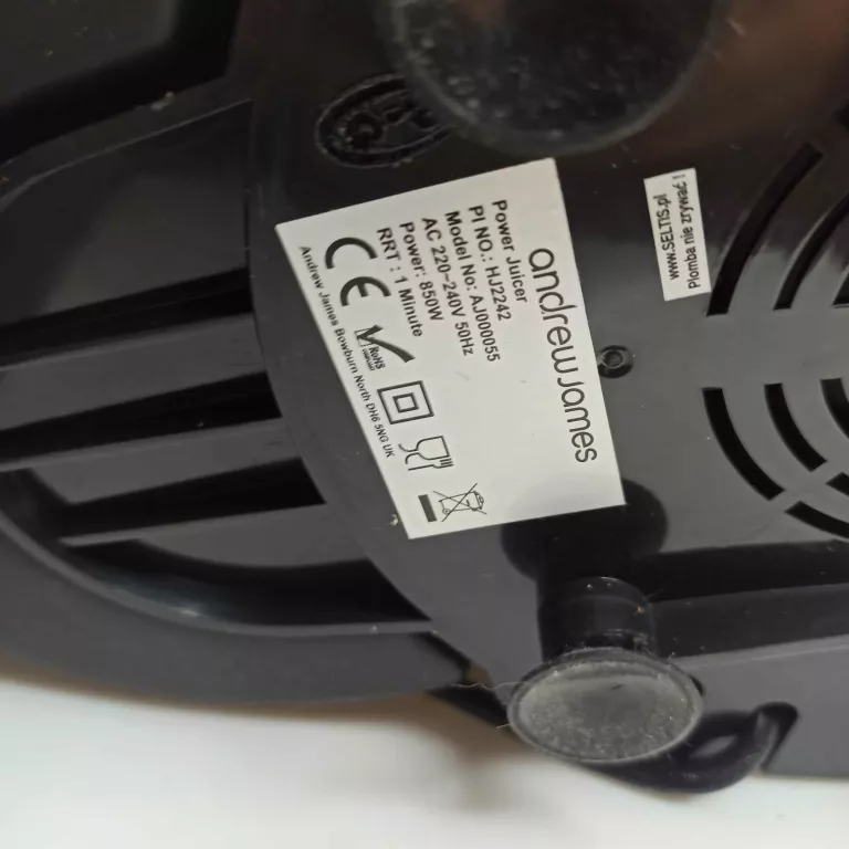SOKOWIRÓWKA ANDREW JAMES POWER JUICER 850W