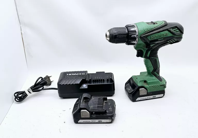 WIERTARKO-WKRĘTARKA AKUMULATOROWA HITACHI DS18DJL + 2X AKU + ŁAD