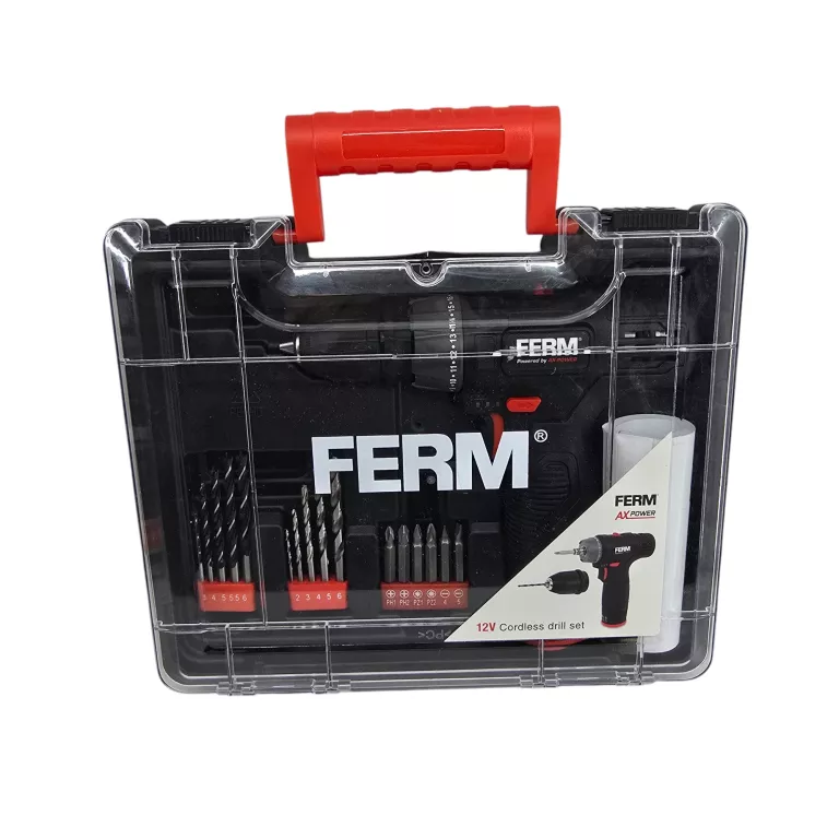WIERTARKA WIERTARKO-WKRĘTARKA FERM Z AKUMULATOREM FERM AX POWER 12V