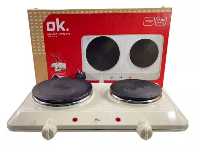 KUCHENKA PRZENOŚNA ELEKTRYCZNA DWUPALNIKOWA OK. OSP 2520