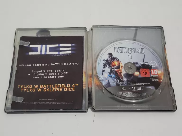 GRA PS3 BATTLEFIELD 4 STEELBOOK