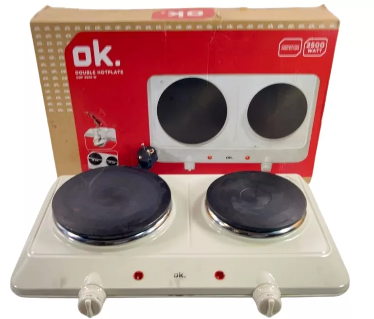 KUCHENKA PRZENOŚNA ELEKTRYCZNA DWUPALNIKOWA OK. OSP 2520
