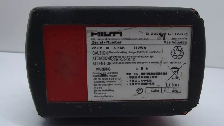 WIERTARKO-WKRĘTARKA HILTI SF 4-A22 ZESTAW