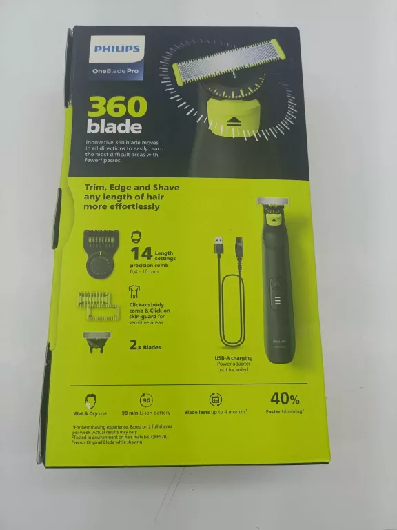 GOLARKA TRYMER PHILIPS ONEBLADE PRO 360 QP6542/15