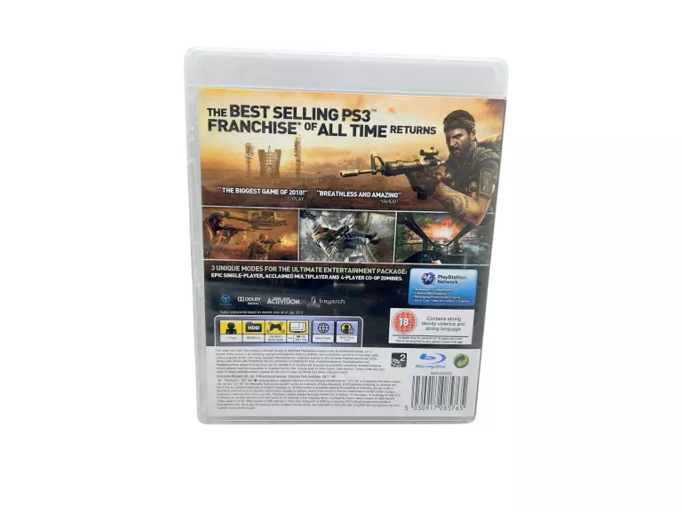 CALL OF DUTY BLACK OPS PS3