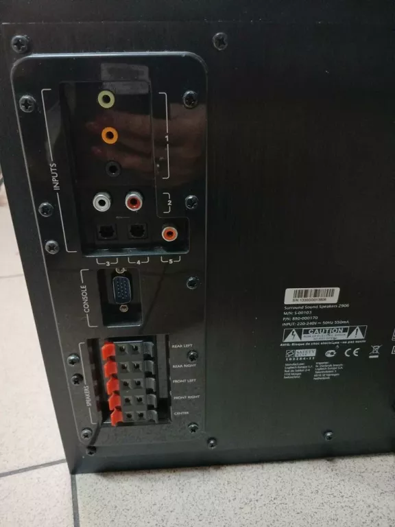 ZESTAW GŁOŚNIKÓW LOGITECH Z906 5.1 KOMPLET