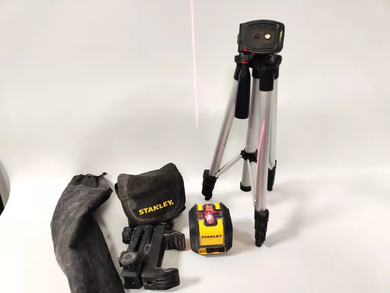 STANLEY CUBIX POZIOMICA LASEROWA LASER 12M +STATYW