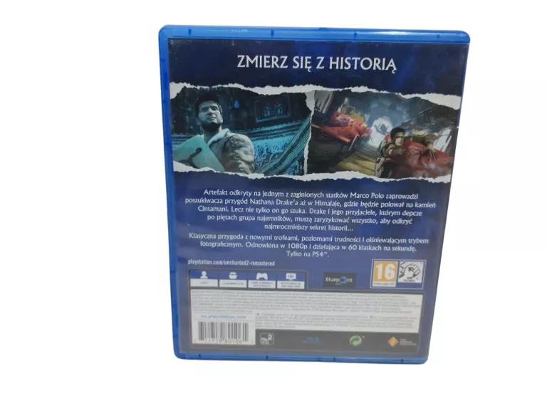 UNCHARTED 2 POŚRÓD ZŁODZIEI REMASTERED PS4