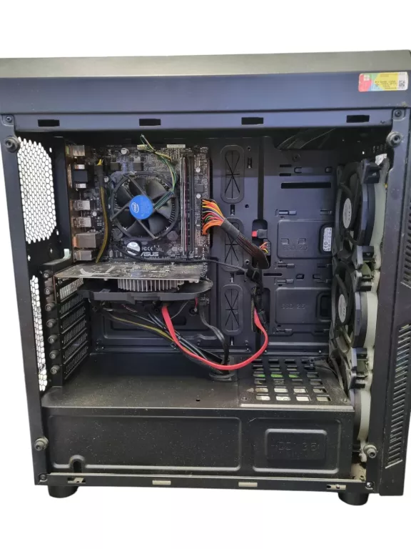 KOMPUTER STACJONARNY GTX 1050 TI PROCESOR I5 7400 - 8 GB SSD 512 I 1TB HD