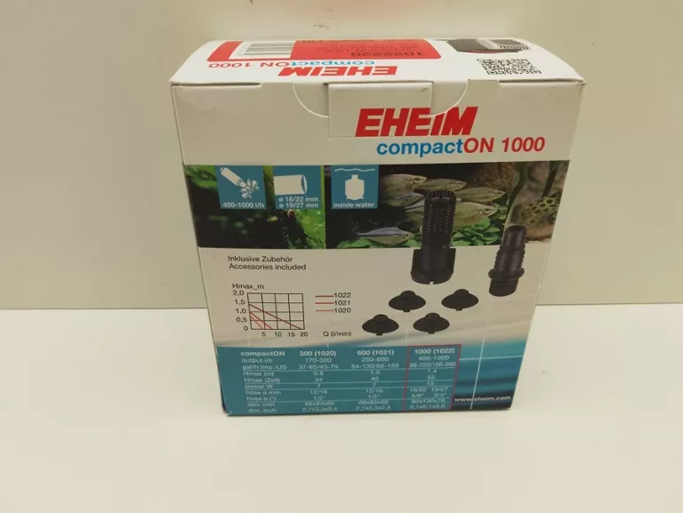 EHEIM COMPACTON 1000 POMPA DO AKWARIUM 1000L/H 15W